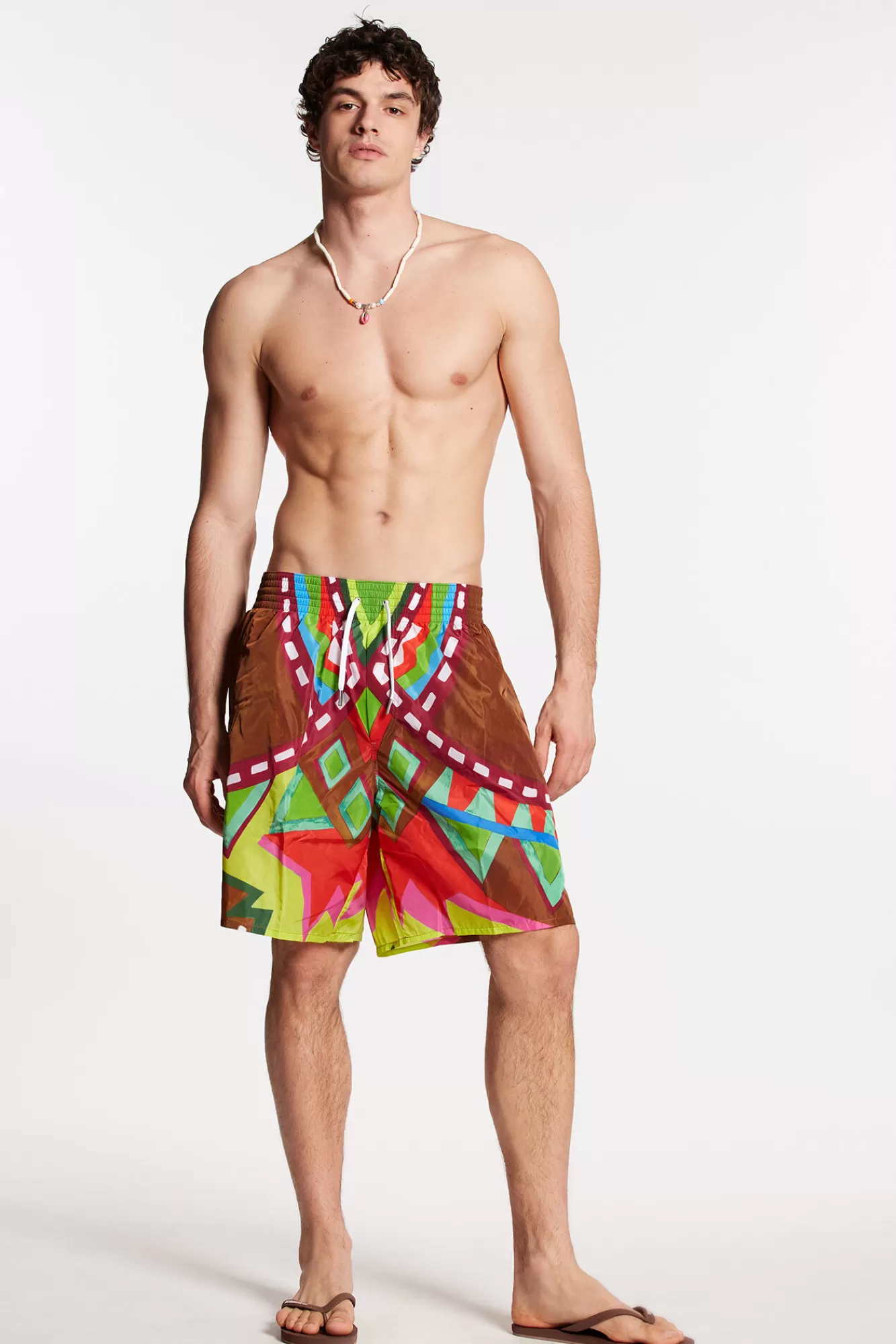 Dsquared2 D2 Surf Boxer Midi<Hombre Ropa De Playa