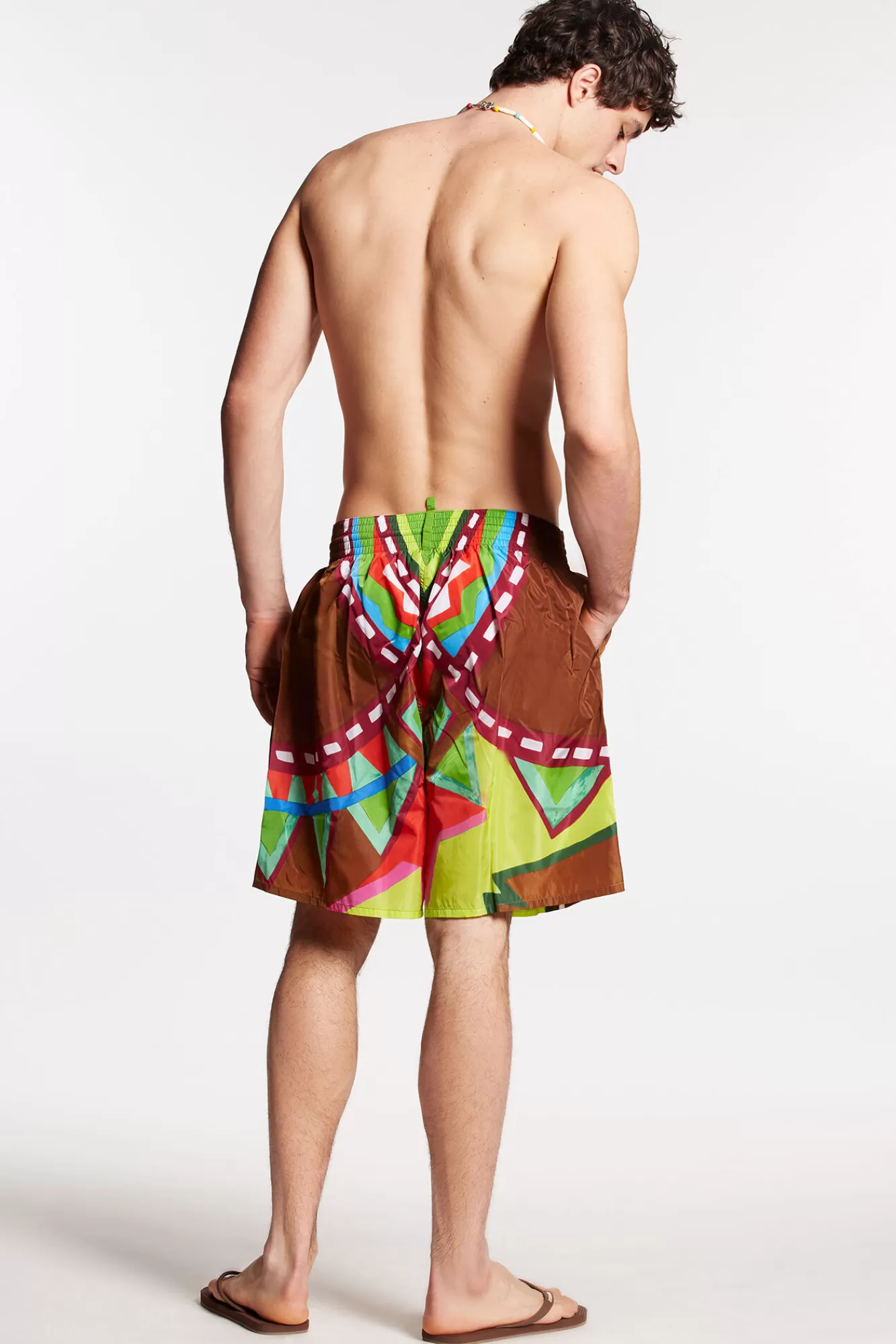 Dsquared2 D2 Surf Boxer Midi<Hombre Ropa De Playa