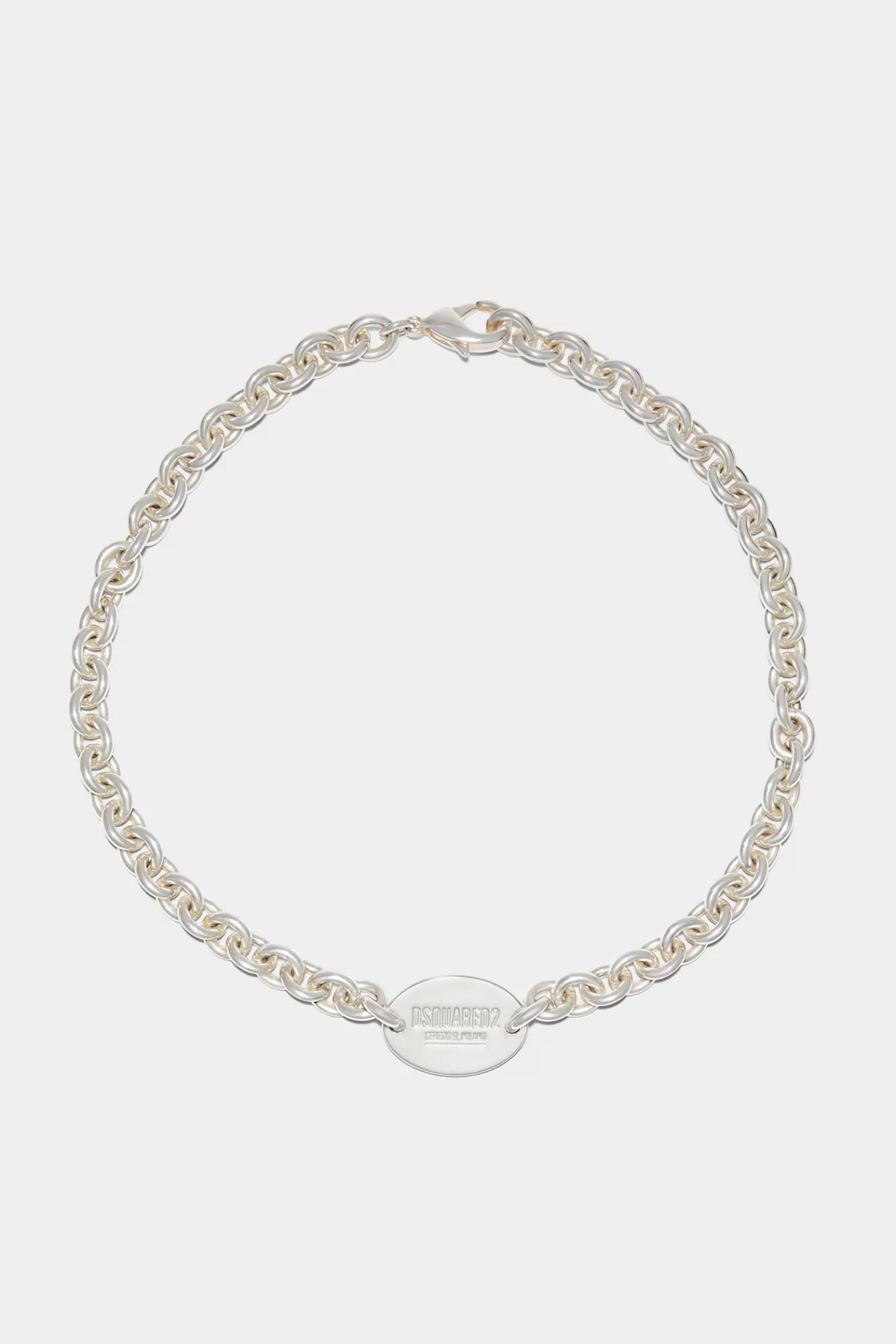 Dsquared2 D2 Tag Chain Necklace<Mujer Joyería