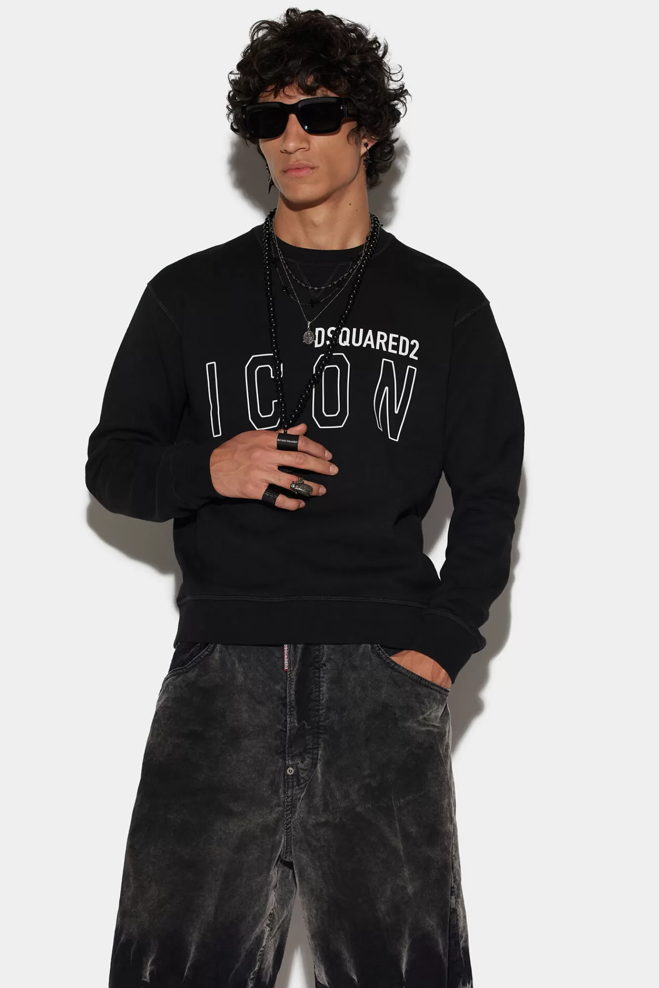 Dsquared2 Icon Outline Sweatshirt<Hombre Sudaderas
